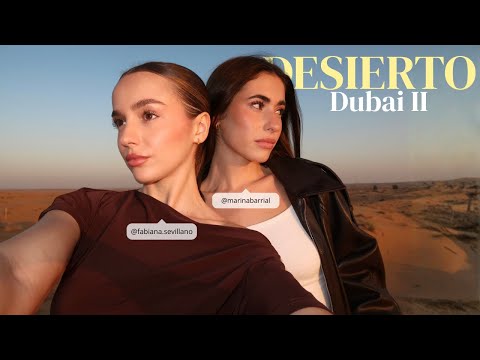 DUBAI DÍA 2 | Cómo es una cena de lujo en el DESIERTO 🌵🐪