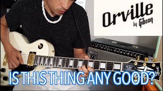 Video thumbnail for Reviewing my 1990 Orville by Gibson Les Paul Custom, Bill Lawrence pickups. by Audiomo Music