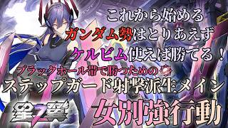 【星の翼】女別強行動！初心者からブラックホール帯まで使える最強初期女！ステップガード射撃派生メイン！【ケルビム】【星之翼】【Starward】