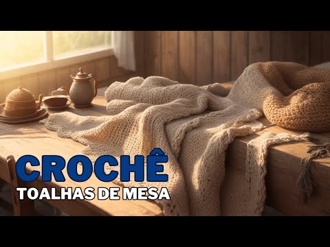 Realce seu Espaço com Toalhas de Mesa de Crochê | Crie Ambientes Aconchegantes #crochê