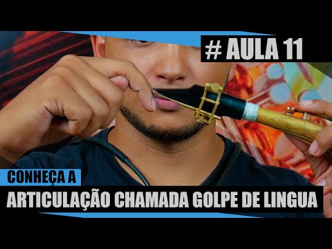 Conheça a Articulação chamada Golpe de Lingua #Aula11