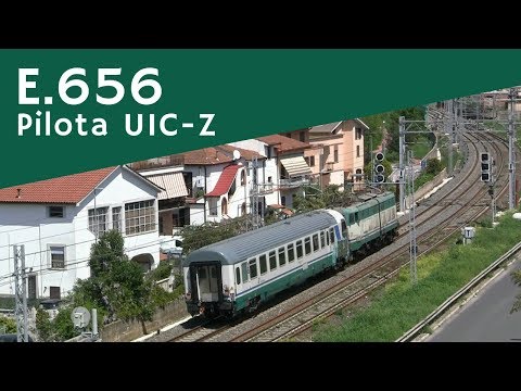 E.656 con Pilota UIC-Z in transito a Monterotondo
