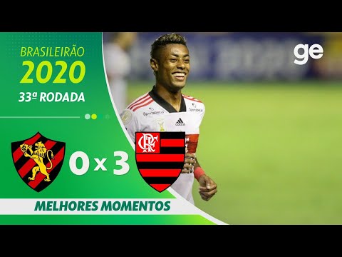 SPORT 0 X 3 FLAMENGO | MELHORES MOMENTOS | 33ª RODADA BRASILEIRÃO 2020 | ge.globo