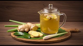 [Recipe #204] - How To Make Lemongrass Ginger Tea - Home Cooking Lifestyle