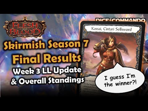 Final Results for Blitz Skirmish Season 7 | Flesh and Blood TCG | Go Again! Ep389