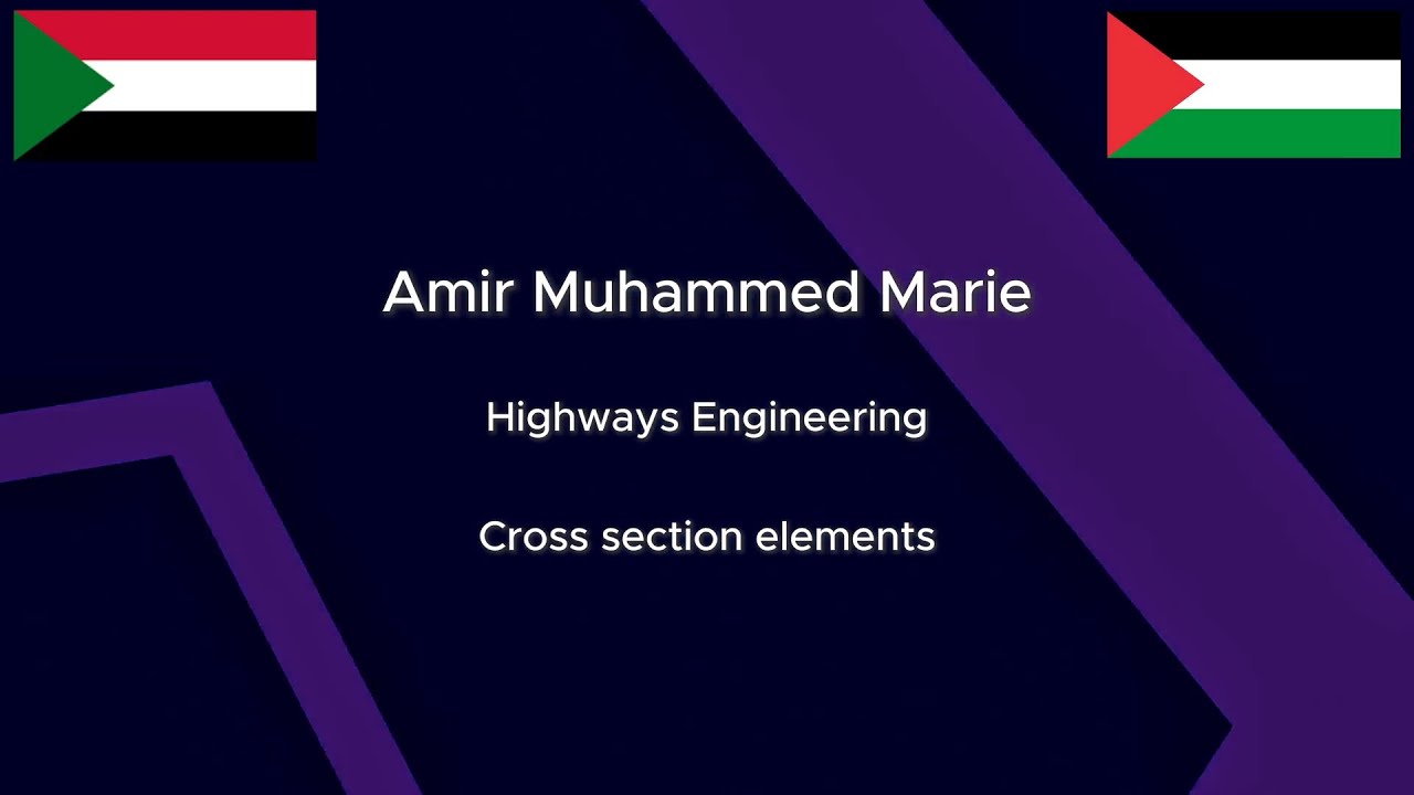 Highways Engineering - Cross Section Elements