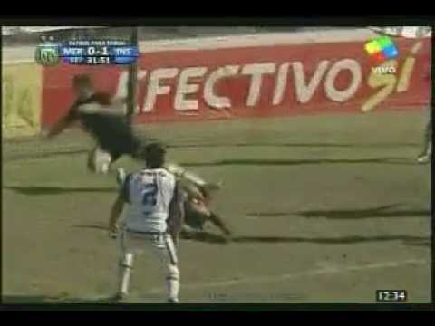 Golazo de Damiani hermosa media chilena - Dep. Merlo 0 - Instituto 1
