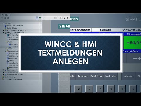 WinCC & HMI - Text- & Fehlermeldungen anlegen