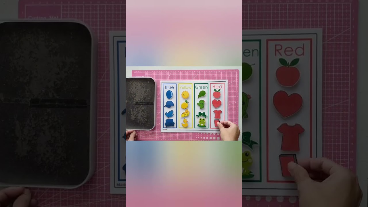 BASIC COLOR WORKSHEETS FOR KIDS | LEARNING MATERIAL