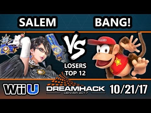 DHDEN17 Smash 4 - MVG | Salem (Bayonetta) Vs. Bang! (Diddy) - Wii U Singles LT12