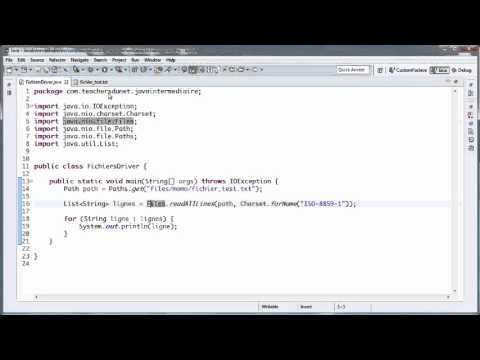 JAVA Intermédiaire 1 Introduction