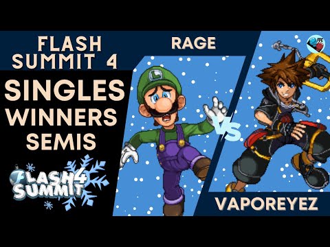 UL/RM Rage (Luigi) vs SC VaporeyeZ (Sora) - SSF2 Winners Semis - Flash Summit 4