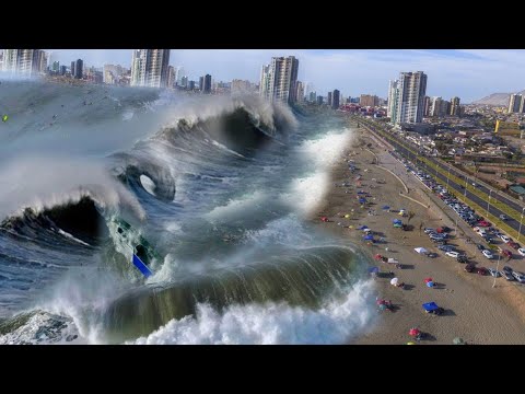 Scary footage of Extremely Severe Cyclonic Storm Biparjoy!