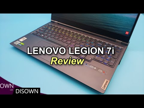 External Review Video kwqnM159zPY for Lenovo Legion 7i Gaming Laptop (15.6-in, 2020)