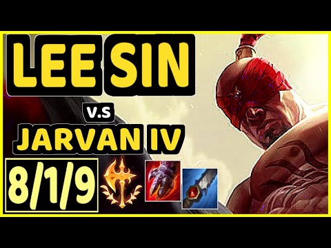 ERASUS (LEE SIN) vs JARVAN IV - 8/1/9 KDA JUNGLE CHALLENGER GAMEPLAY - BR