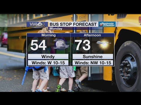Bus Stop Forecast Monday, April 15, 2019
