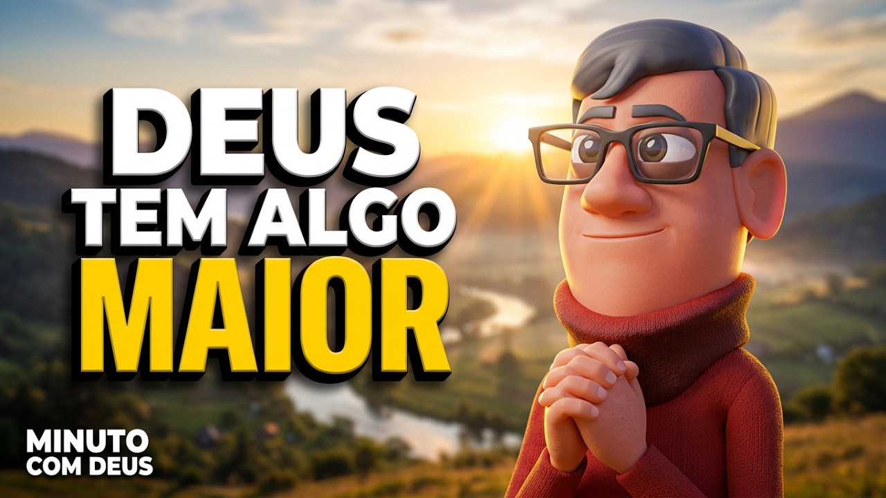 DEUS TEM ALGO MAIOR PARA SUA VIDA - MINUTO COM DEUS HOJE