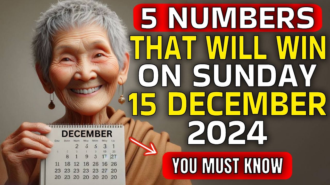 Lucky Numbers: 5 NUMBERS TO WIN JACKPOT on Friday 6th DECEMBER 2024 | Buddhist Philosophy