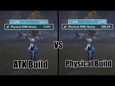 Eula ATK Build VS Physical Build - Genshin impact