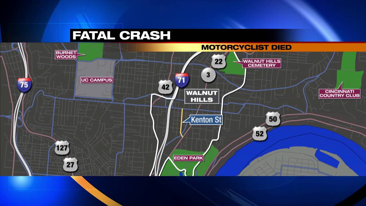 Fatal motorcycle crash in Walnut Hills; victim identified