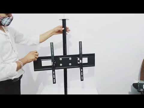 360 degree rotation led tv stand for partition use.