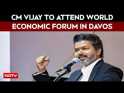 Tamil Nadu CM Vijay To Attend World Economic Forum In Davos, TVK Says Visit Will Boost Investments