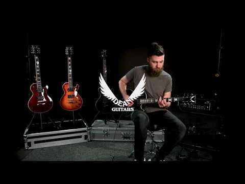 Обзор электрогитары Dean Thoroughbred X Flame Top Trans Red