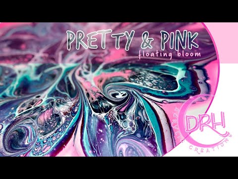 #111. PRETTY & PINK | Acrylic Pouring for Beginners