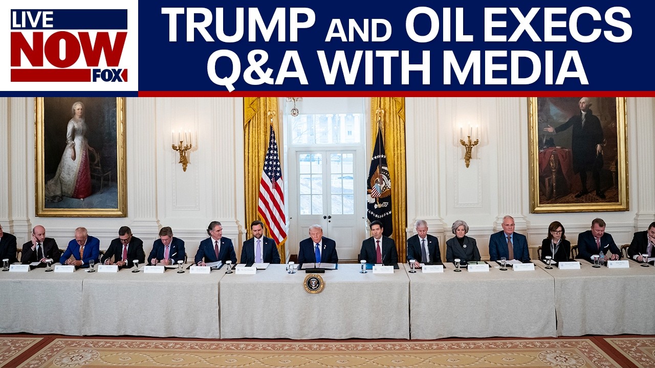 FULL Trump Q&A with Oil execs and media: Venezuela, jobs, more