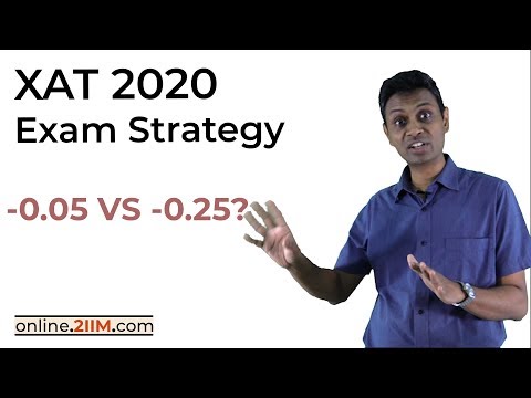 Should you attempt or leave questions in XAT Exam? | - 0.05 vs - 0.25?  | XAT 2020