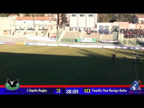 Highlights L'Aquila Rugby 1936 vs. Femi-CZ VEA Rugby Rovigo Delta 07/01/2012