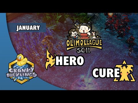 herO vs Cure - PvT | OlimoLeague 2025 January | Monthly StarCraft 2 Tournament