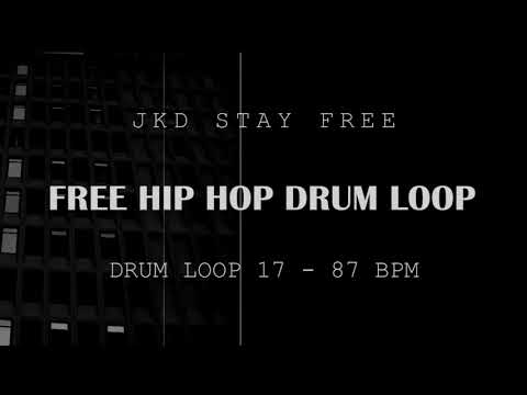 FREE HIP HOP DRUM LOOP - 87 BPM - loop 17