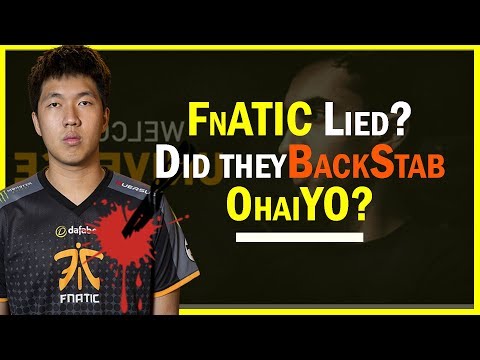 Truth About OhaiYo's Depature from FnaTic