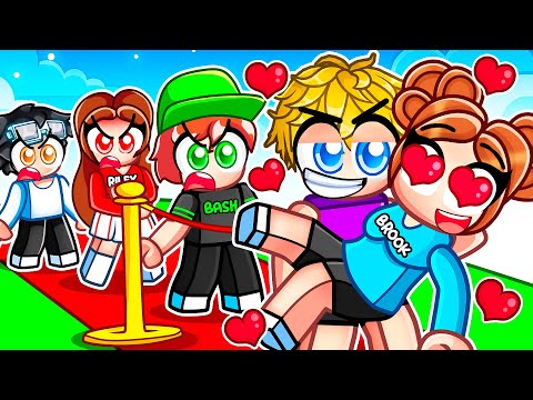 Brook Plays HUG OR PASS With My CRUSH In Roblox!!