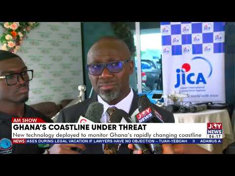New technology deployed to monitor Ghana’s rapidly changing coastline.