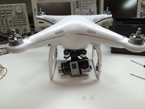 How to internally install a DJI H3-3D or H4-3D gimbal on a DJI Phantom 2