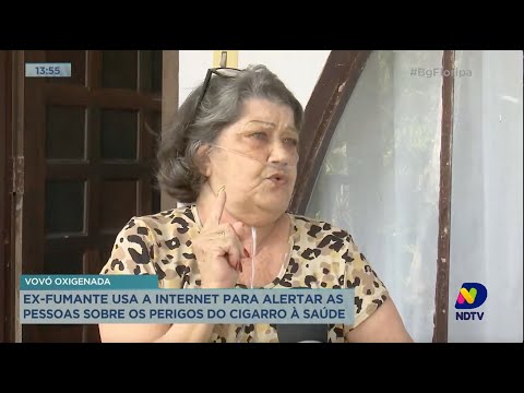 Vovó Oxigenada: ex-fumante usa a internet para alertar dos perigos do cigarro à saúde