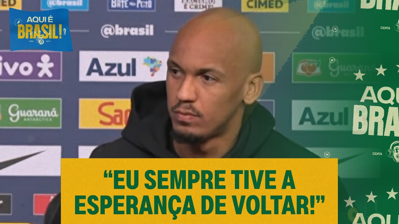 COLETIVA DA SELEÇÃO BRASILEIRA! FABINHO FALA SOBRE SEU RETORNO À SELEÇÃO BRASILEIRA