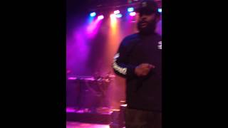 Bas (Dreamville) Fiji Water in my Iron, live at 2014 Forest hills drive tour, Providence RI.