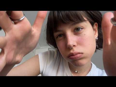 VERY CHAOTIC cranial nerve exam asmr - fast & aggressive, unpredictable, stuttering trigger