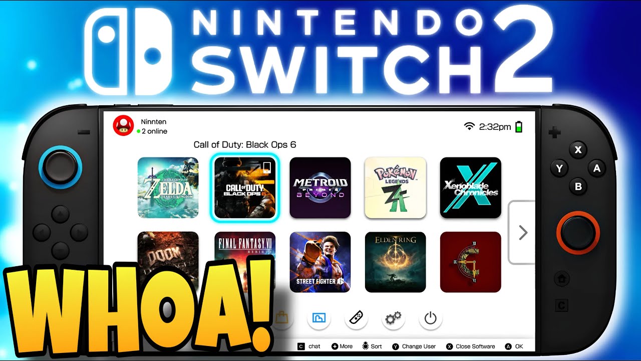 New Nintendo Switch 2 Reveal Details Appear! + BIG Games Leak!