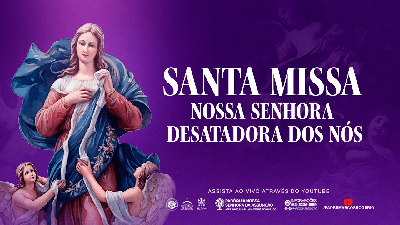 Missa com Nossa Senhora Desatadora dos Nós 07/12/2024 - 15h00
