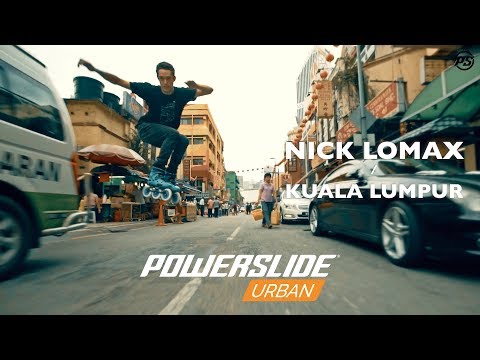 Traffic skating with Nick Lomax in Kuala Lumpur