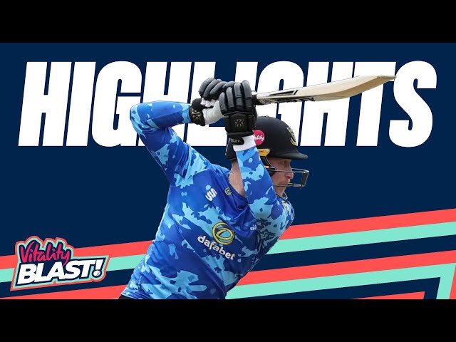 Alsop’s Runs Sets Up Tight Clash! | Hampshire v Sussex – Highlights | Vitality Blast 2024