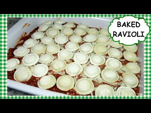 Baked Ravioli Casserole Recipe ~ How to Make Ravioli Lasagna