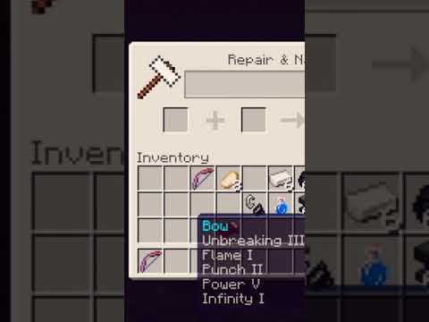 NOOB  - Minecraft: Making a bow overpowered !!!!
