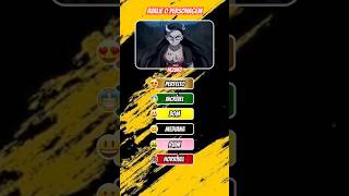 AVALIE O PERSONAGEM DE ANIME PARTE 3 #animequiz #shorts #quiz