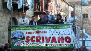 preview picture of video 'Comunali Alimena 2013 - Primo comizio Scrivano'