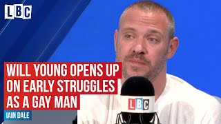 Will Young opens up to Iain Dale about his struggles as a gay man | LBC video